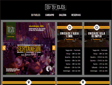 Tablet Screenshot of eutuelesbar.com.br